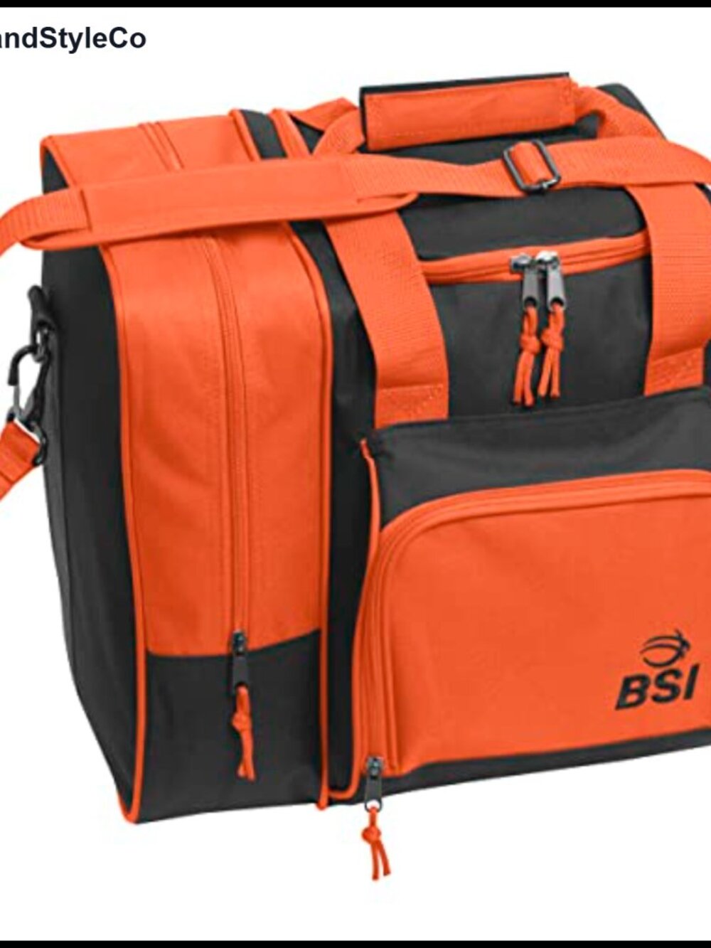 Deluxe Single Ball Tote Bowling Bag with Shoe Compartment